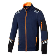 ALABAMA blu/arancione - Felpa da lavoro tecnica full zip