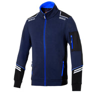 ALABAMA navy/royal - Felpa da lavoro tecnica full zip