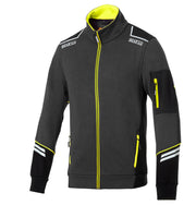 ALABAMA grigio/giallo - Felpa da lavoro tecnica full zip