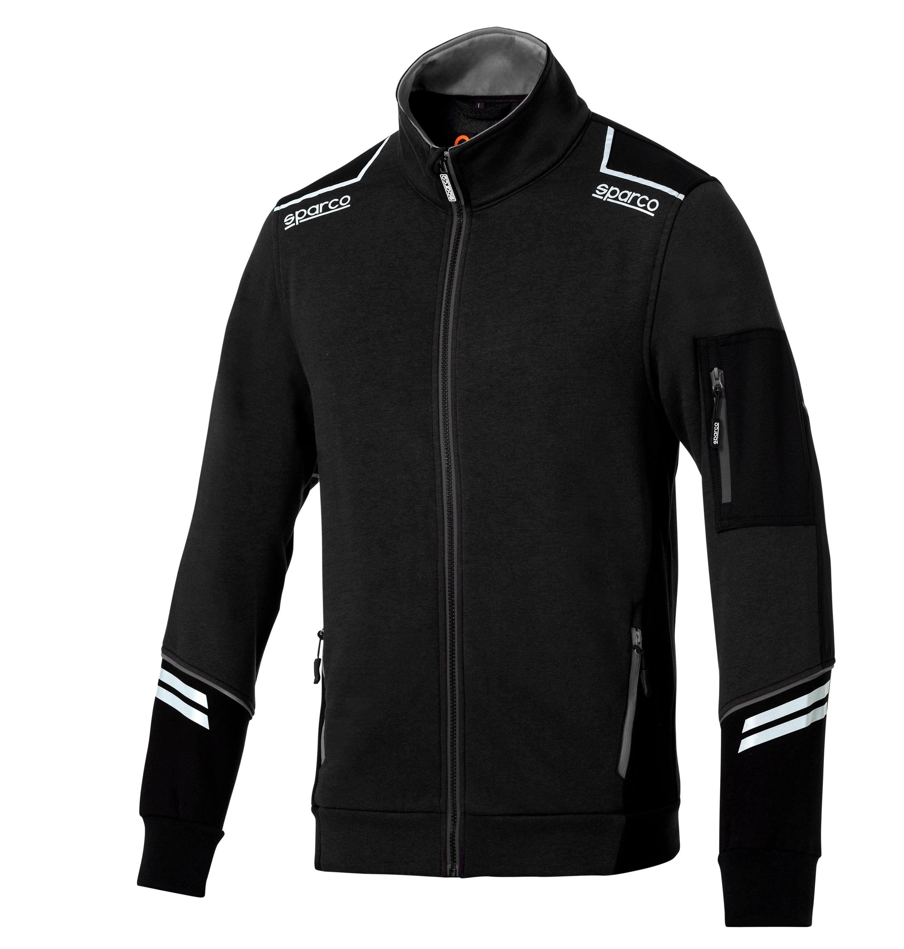 ALABAMA nero/grigio - Felpa da lavoro tecnica full zip