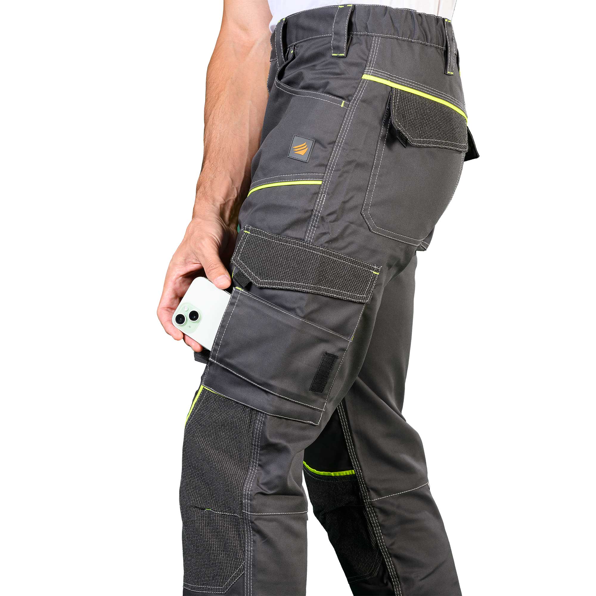 MECH Grigio - Pantaloni tecnici da lavoro