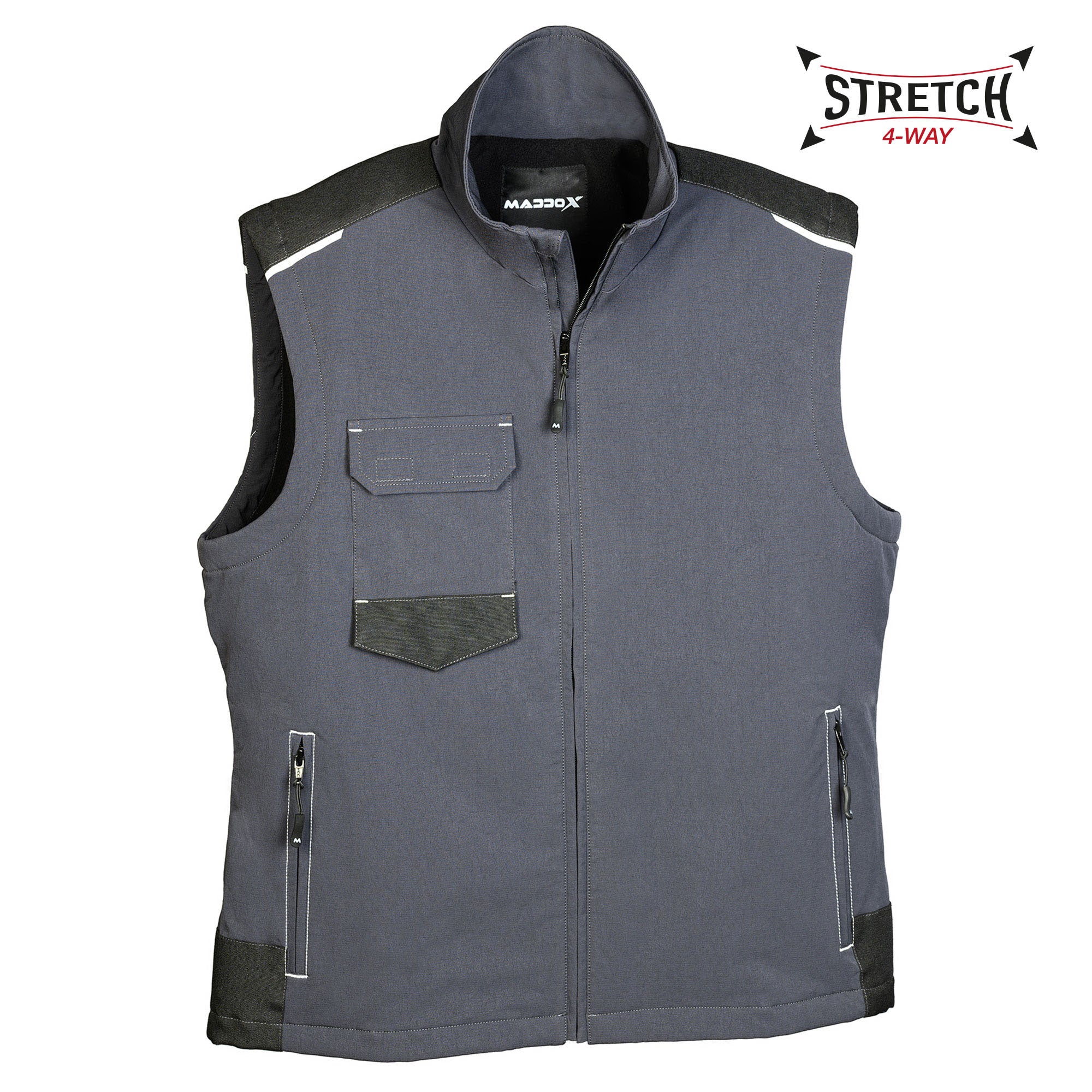 MADDOX Grigio piombo - Gilet tecnico da lavoro