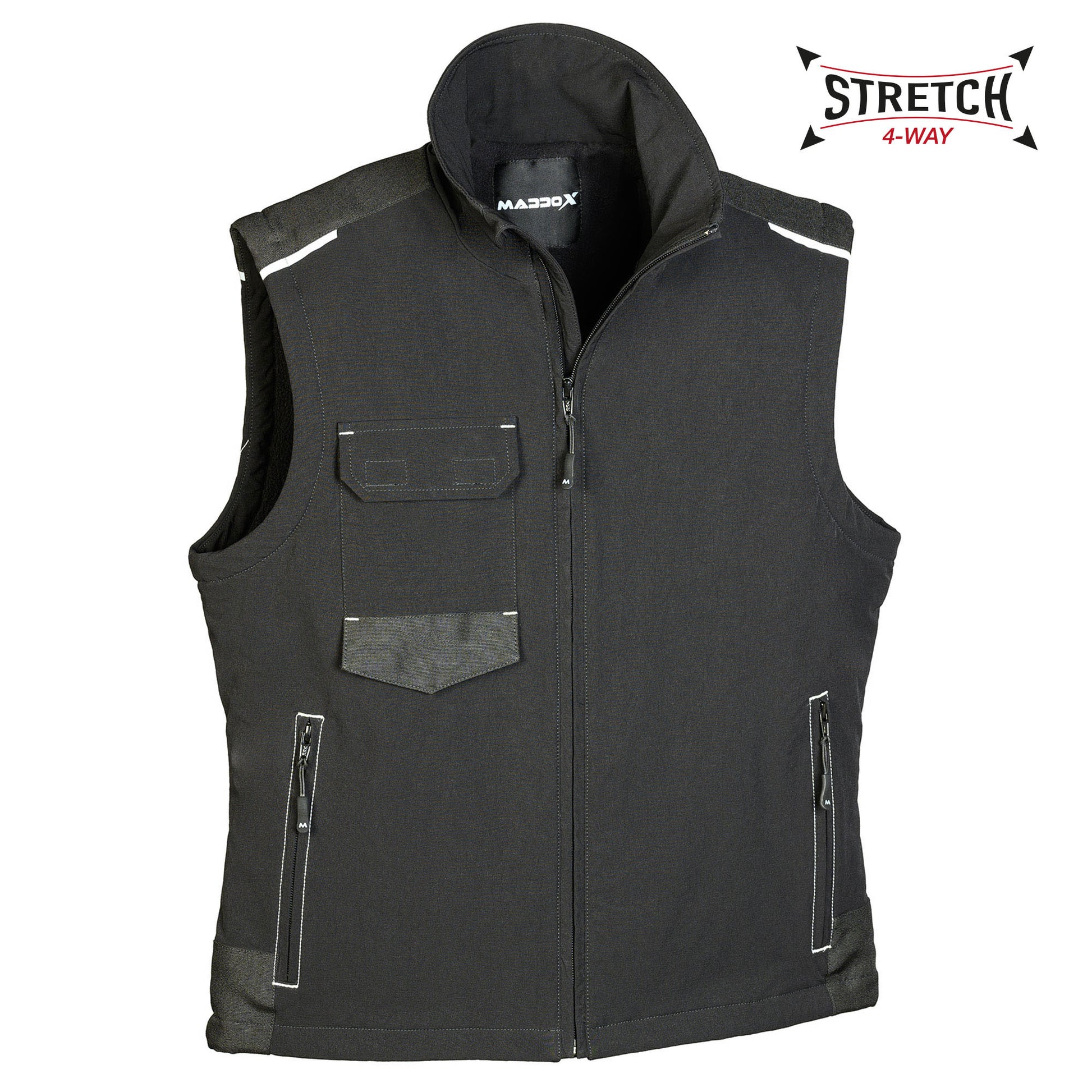 MADDOX Nero - Gilet tecnico da lavoro