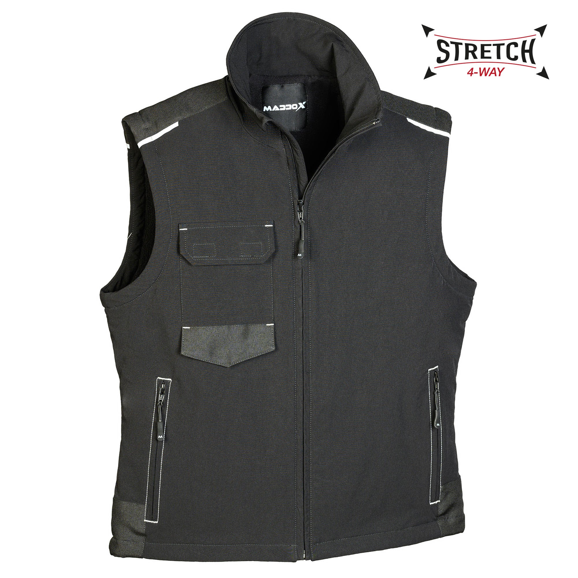 MADDOX Nero - Gilet tecnico da lavoro