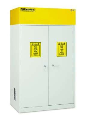 Armadio Aspirato e Filtrato per Chimici EN 61010-1 – 1140x600x1900 mm