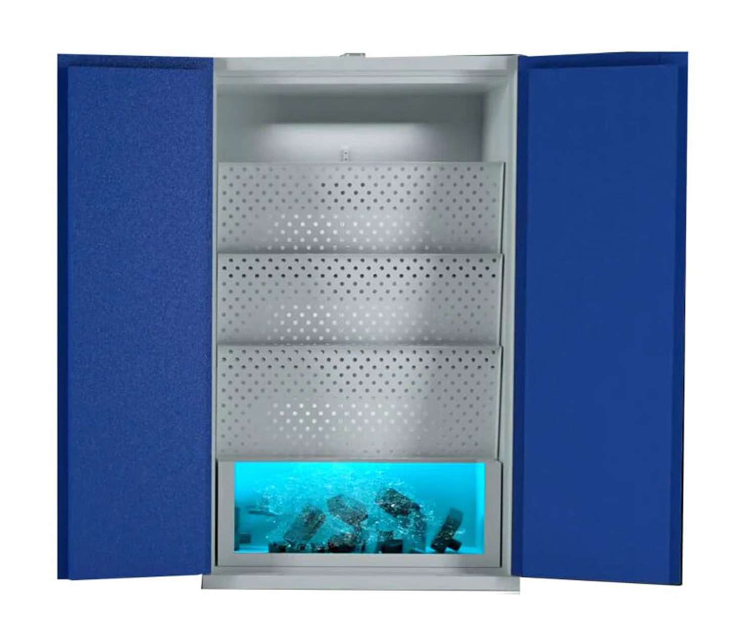 Armadio Ignifugo EN 14470-1 Batterie al Litio Sistema Quarantine - 1200x600x1950 mm