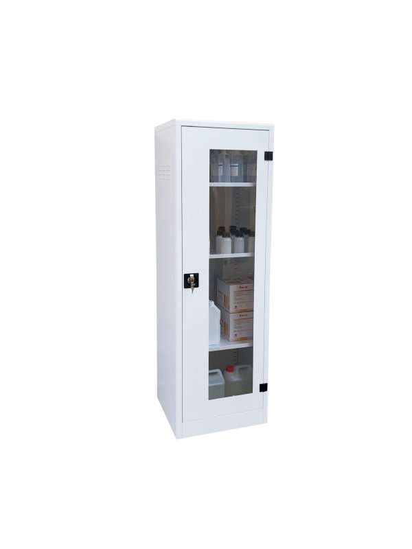 Armadio da Laboratorio con Anta a Vetro 78L – 575x500x1850 mm