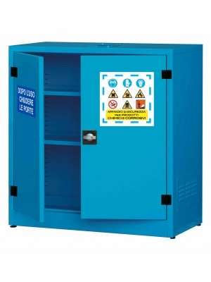 Armadio di sicurezza per Prodotti Chimici, Acidi e Basi - 1075x500x1100 mm