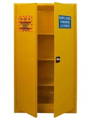 Armadio ignifugo per Prodotti Infiammabili - 1000x460x1800 mm
