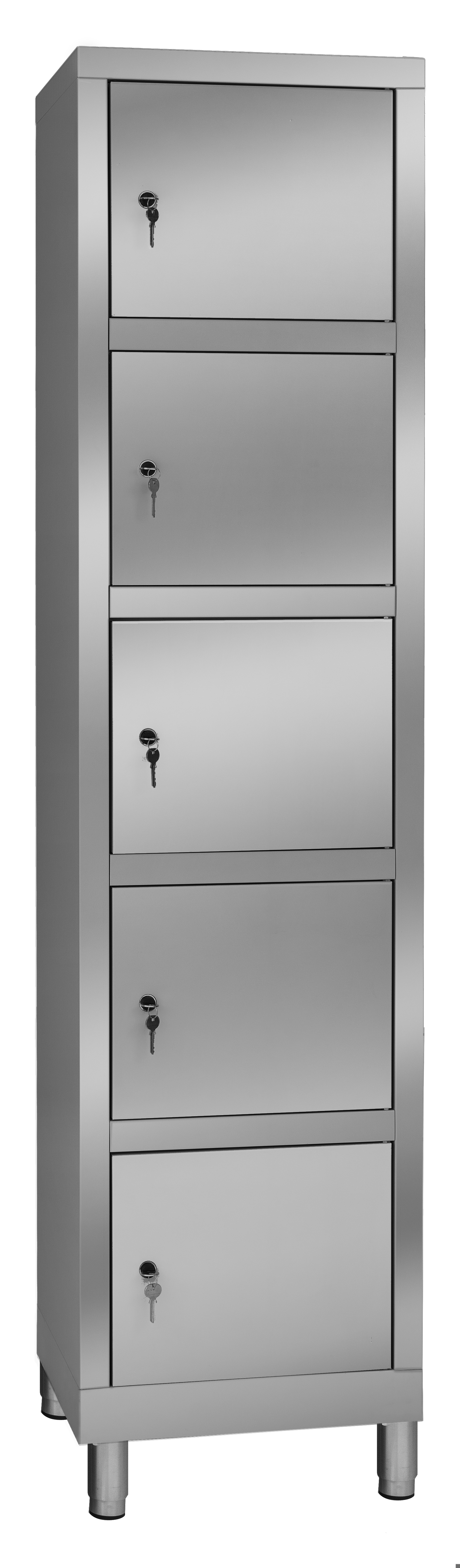 5-door stainless steel filing cabinet
