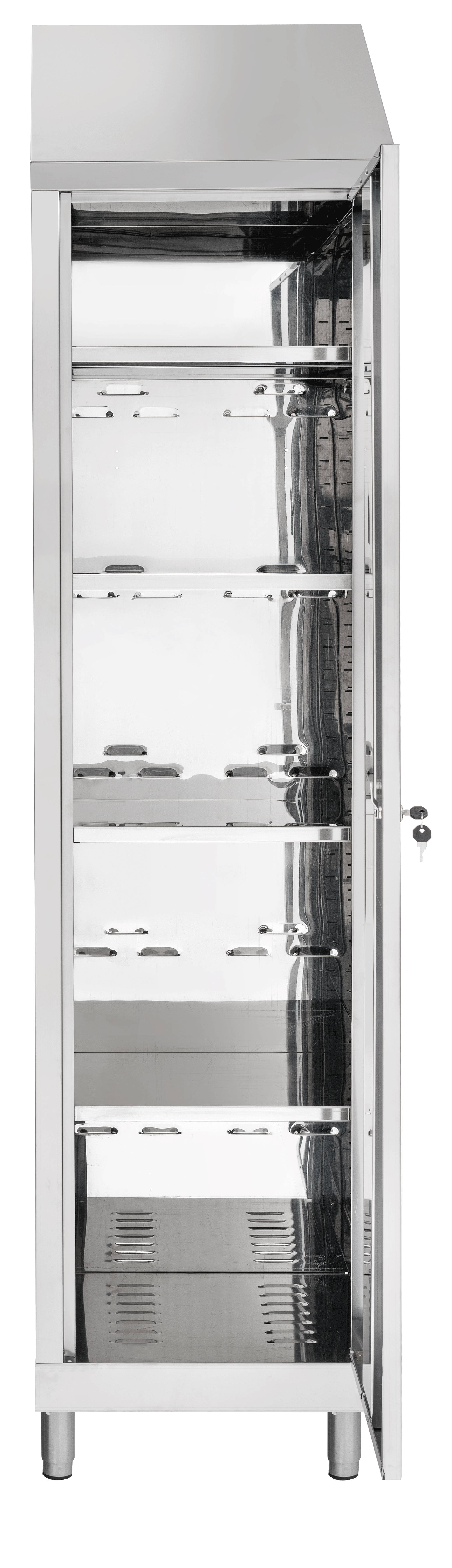 1-door stainless steel storage cabinet