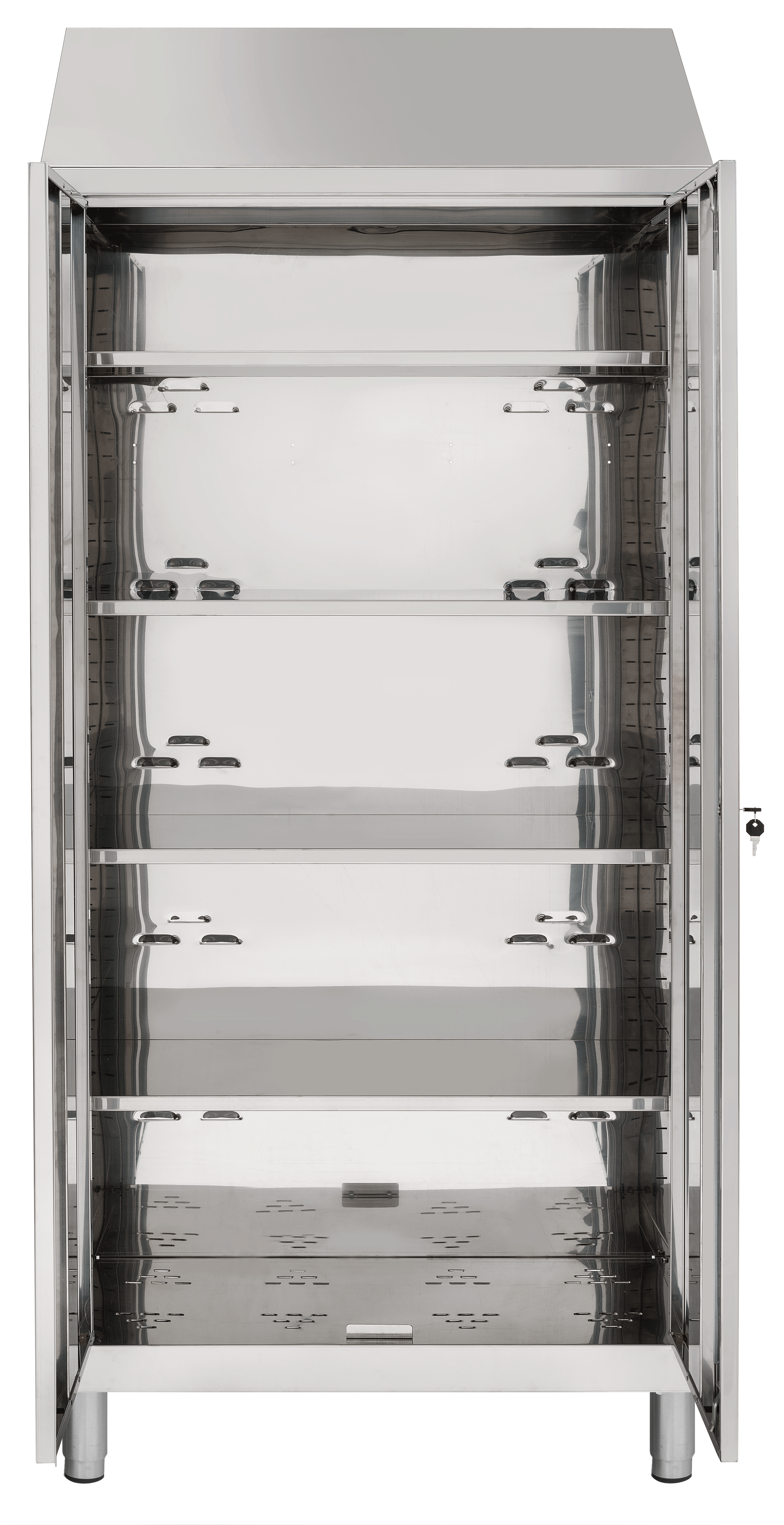 2-door stainless steel storage cabinet