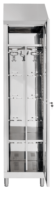 Armadio spogliatoio in acciaio inox monoposto ad 1 anta
