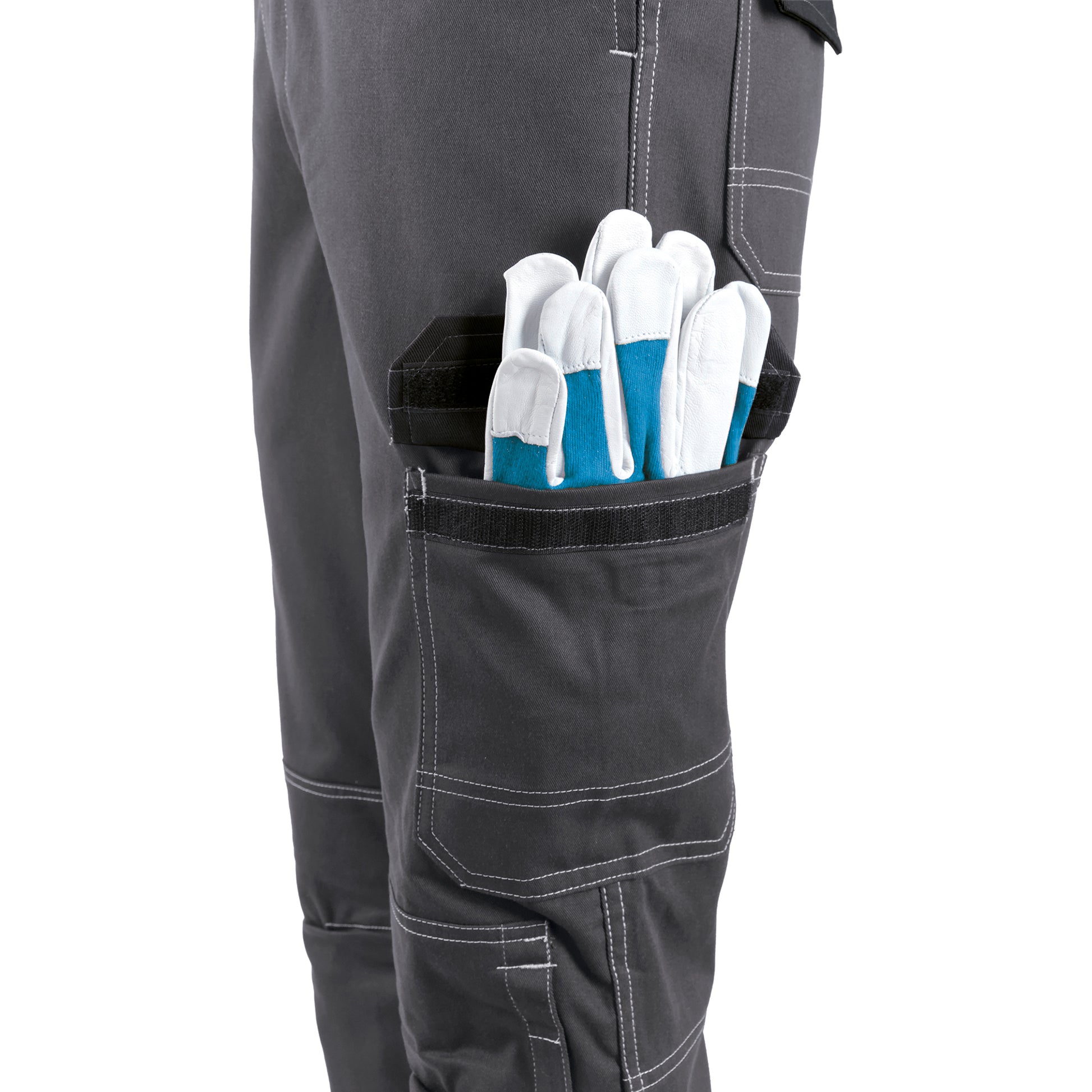 SPEEDY Grigio piombo - Salopette da lavoro