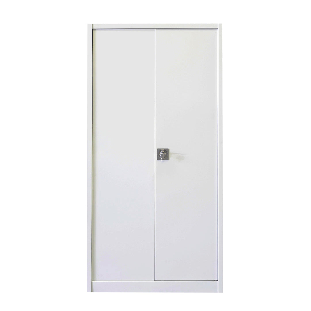 Armadio con porte a battente - 4 ripiani spostabili con bordi arrotondati