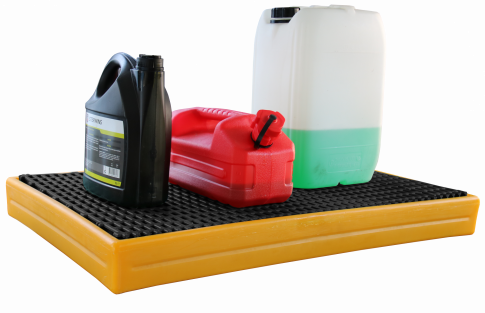 Vasca di raccolta in HDPE con griglia in PP - Capacità 55 L