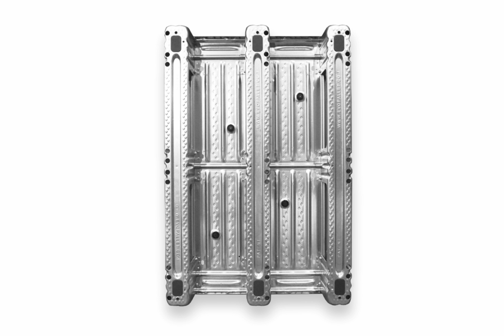 STAHLPALETTE BASIC 1200X800 mm - dynamische Tragfähigkeit 1500kg