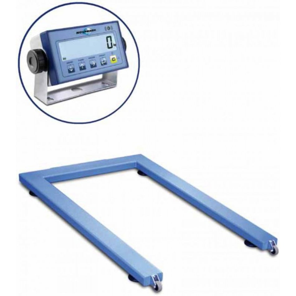 Mobile pallet weighing scale