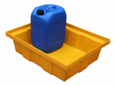 Vasca di raccolta in HDPE con griglia in PP - Capacità 70 L