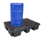 Vasca di raccolta eco-design in HDPE con griglia in HDPE - Capacità 120 L