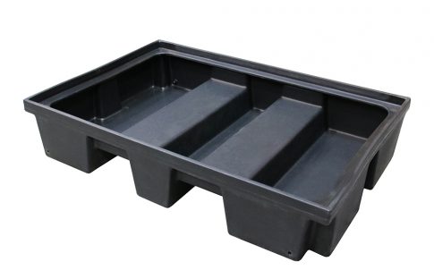 Vasca di raccolta eco-design in HDPE con griglia in HDPE - Capacità 120 L