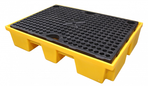 Vasca di raccolta in HDPE con griglia in HDPE - Capacità 120 L