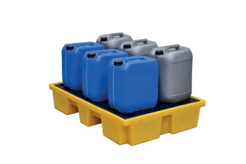 Vasca di raccolta in HDPE con griglia in HDPE - Capacità 120 L