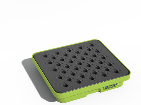 Vasca di raccolta in HDPE con griglia - Capacità 10 L