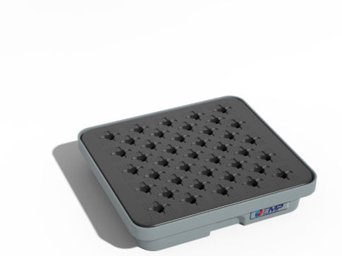 Vasca di raccolta in HDPE con griglia - Capacità 10 L