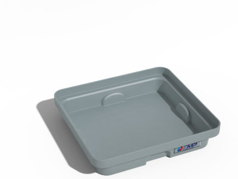 Vasca di raccolta in HDPE con griglia - Capacità 10 L