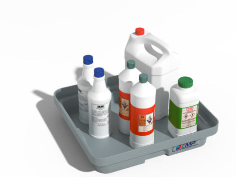 Vasca di raccolta in HDPE con griglia - Capacità 10 L