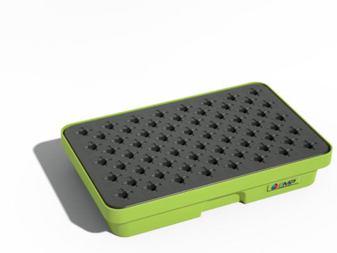 Vasca di raccolta in HDPE con griglia - Capacità 20 L