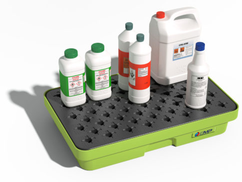 Vasca di raccolta in HDPE con griglia - Capacità 20 L