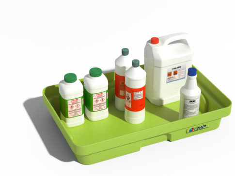 Vasca di raccolta in HDPE con griglia - Capacità 20 L