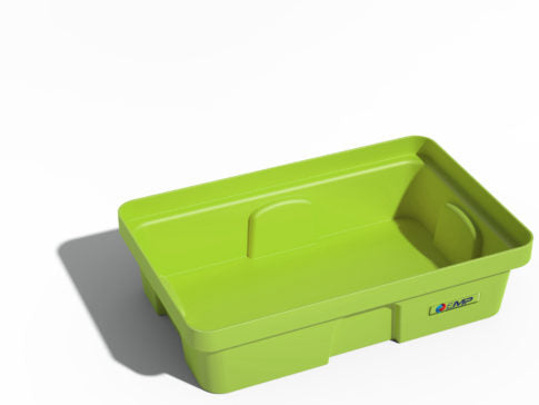 Vasca di raccolta in HDPE con griglia - Capacità 30 L