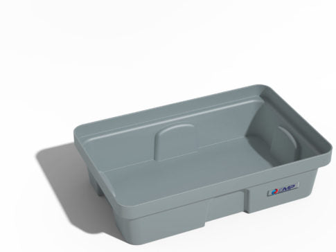 Vasca di raccolta in HDPE con griglia - Capacità 30 L