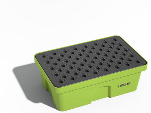 Vasca di raccolta in HDPE con griglia - Capacità 40 L