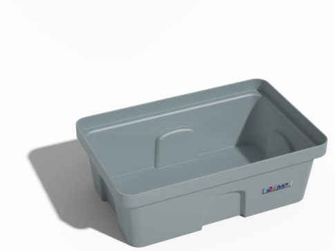 Vasca di raccolta in HDPE con griglia - Capacità 40 L