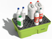 Vasca di raccolta in HDPE con griglia - Capacità 40 L