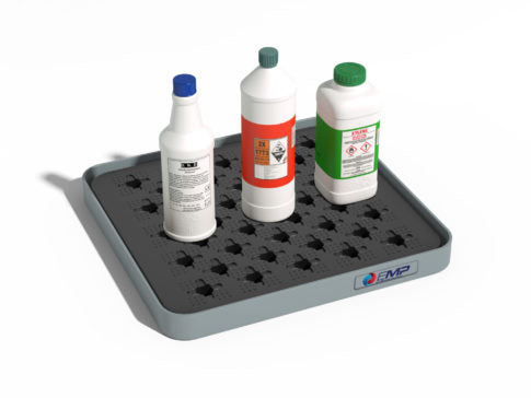 Vasca di raccolta in HDPE con griglia - Capacità 5 L