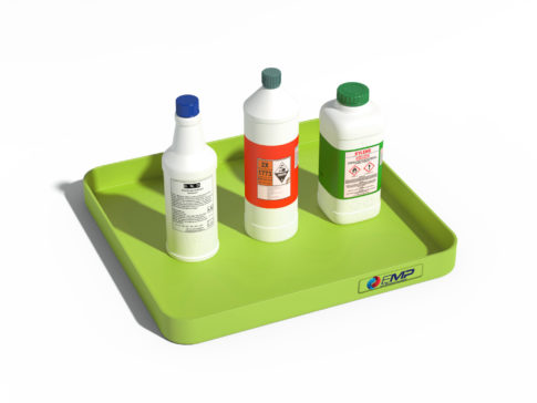 Vasca di raccolta in HDPE con griglia - Capacità 5 L