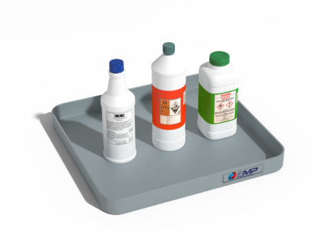 Vasca di raccolta in HDPE con griglia - Capacità 5 L