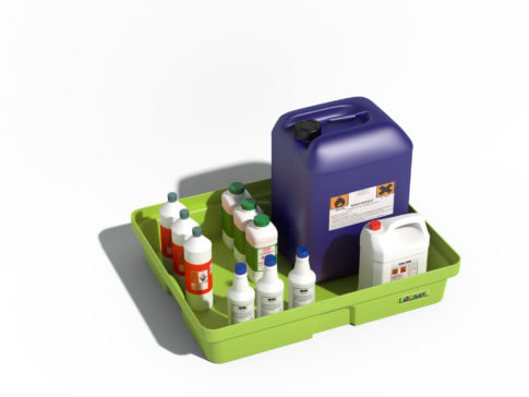 HDPE collection tank with grid - 60 L capacity