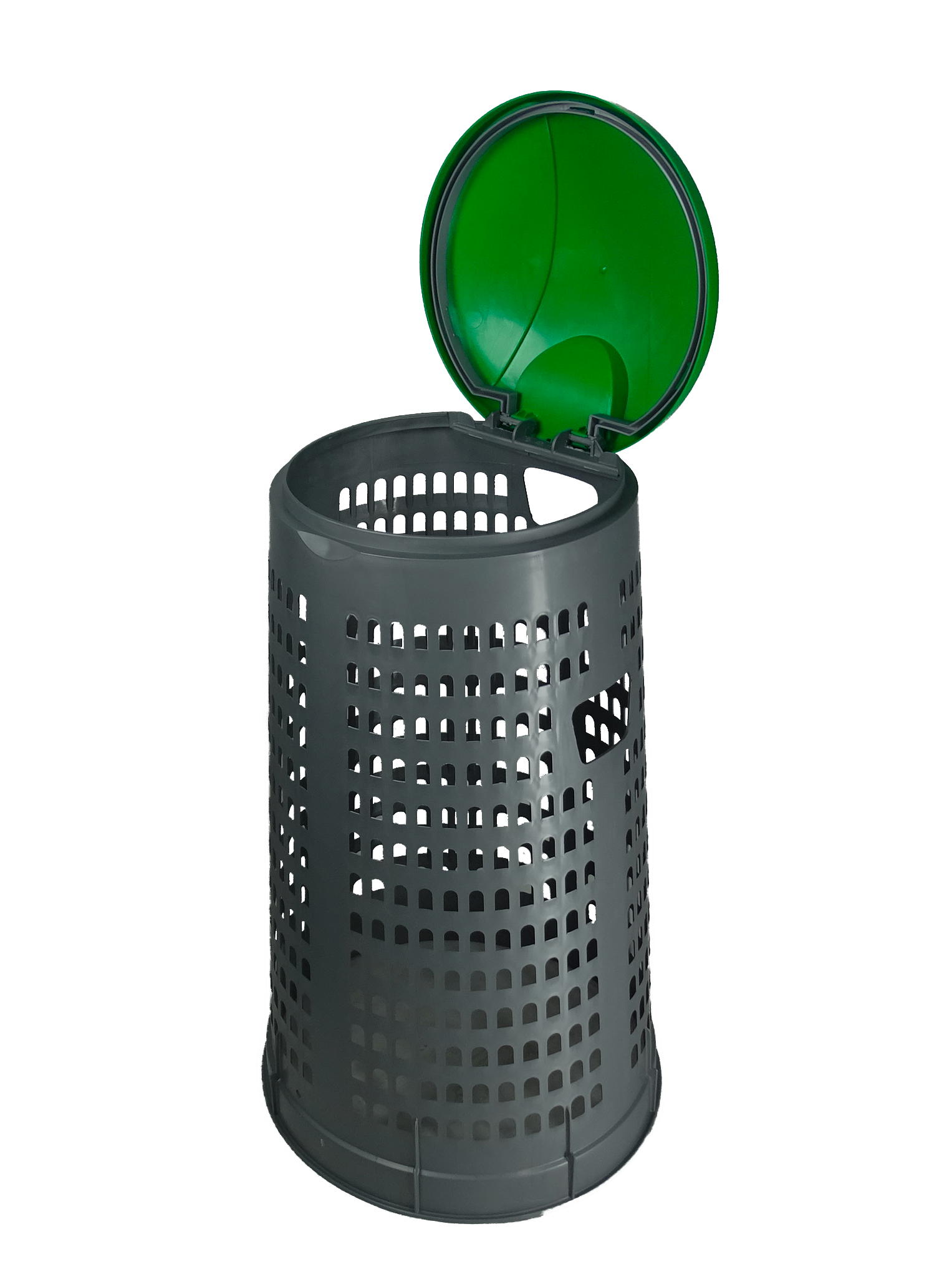 Trespolo portasacco con coperchio integrato e fermasacco - 110 Lt