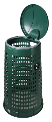 Trespolo portasacco con coperchio integrato e fermasacco - 110 Lt