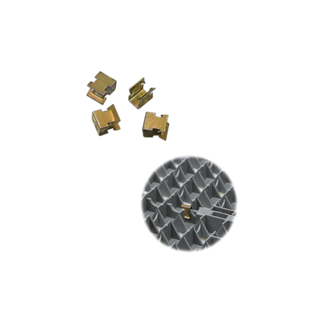 Clip zincata di collegamento per tappeti antisdrucciolo