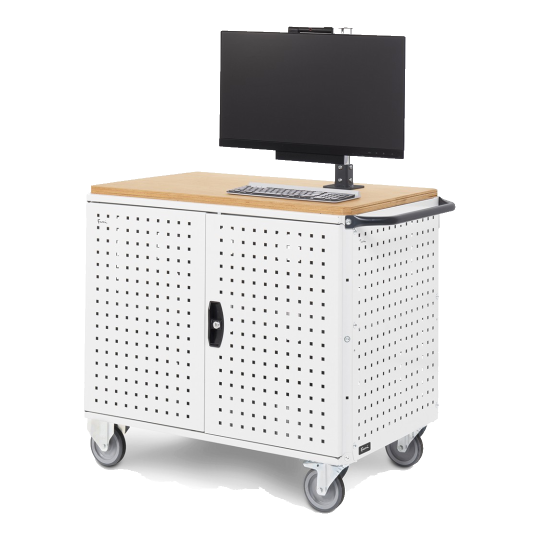 CLEVER1031, Carrello Clever Large con piastra porta monitor VESA