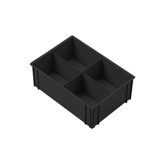 Cassetta divisorio a 4 scomparti per cassette serie ATHENA - Dim. 256 x 178 x 90 mm