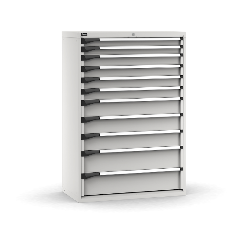 M52A150C010FR, Cassettiera con 11 cassetti ad estrazione telescopica, L1020 x P573 x H1500 mm