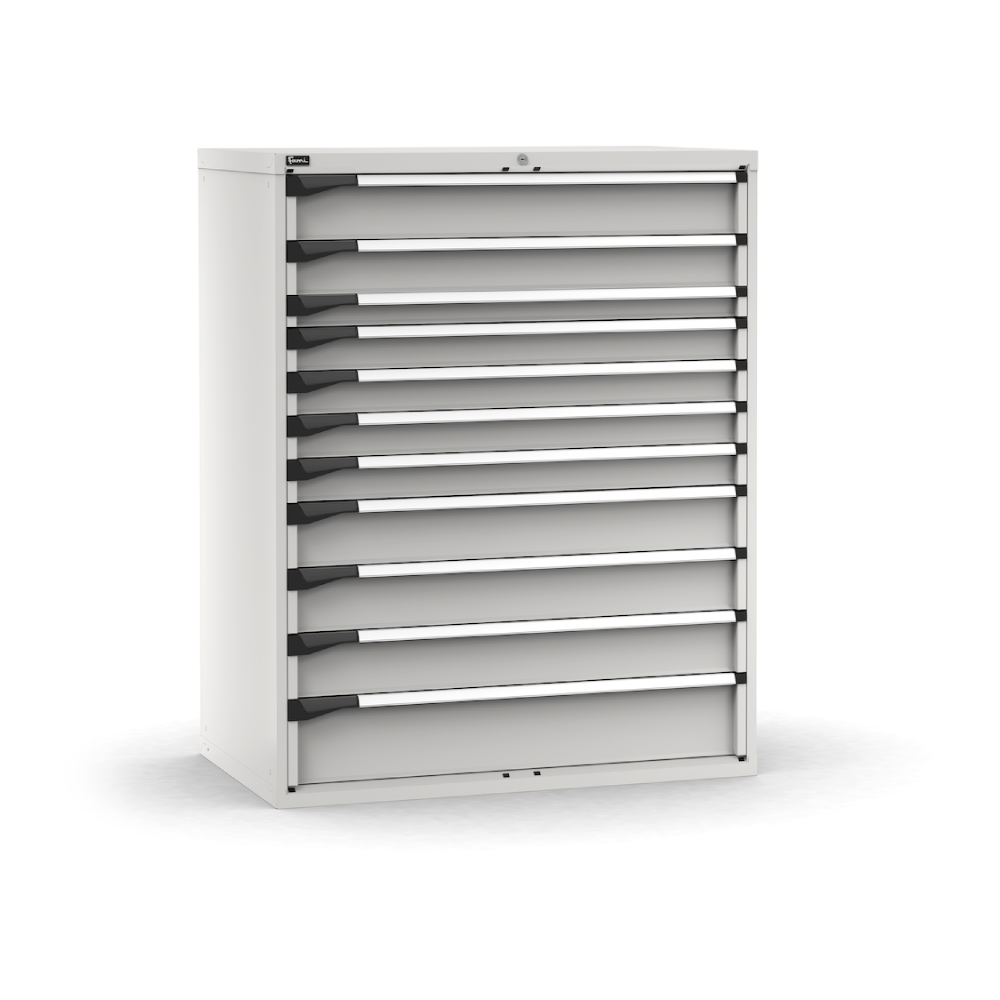 M63A150C010ME04, Cassettiera con 11 cassetti ad estrazione telescopica, L1190 x P726 x H1500 mm